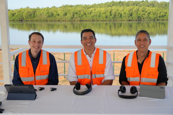 Conversamos con Radio Panamá desde el sitio del proyecto Puerto Barú